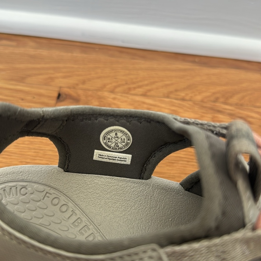 Keen Astoria West Gray and Pink Sandals - Picture 4 of 7